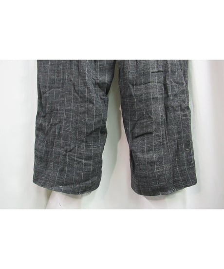 90’s yohji yamamoto pour homme vintage SAMPLE グレー ストライプデザインセットアップ（J16-233-1M）