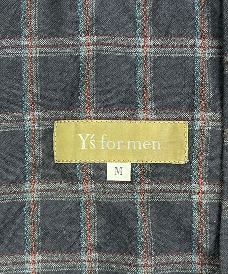 Y's for men yohji yamamoto チェク柄ブルゾン（MF-Y01-113）