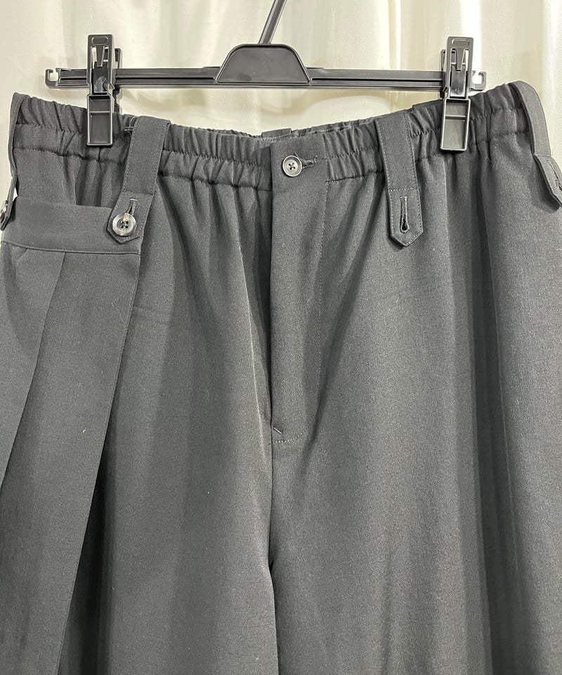 2018SS yohji yamamoto pour homme スカート付デザインパンツ ( 2018SS yohji yamamoto pour homme スカート付デザインパンツ (
