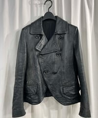 Y's yohji yamamoto 羊革 ダブルジャケット（YR-J15-701）