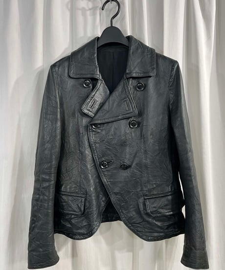 Y's yohji yamamoto 羊革 ダブルジャケット（YR-J15-701）