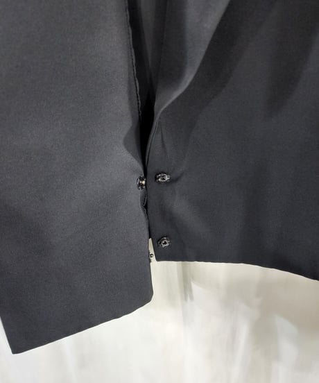 1996aw yohji yamamoto femme M's collection vintage 黒 ファー付きジャケット  （FG-J03-106）
