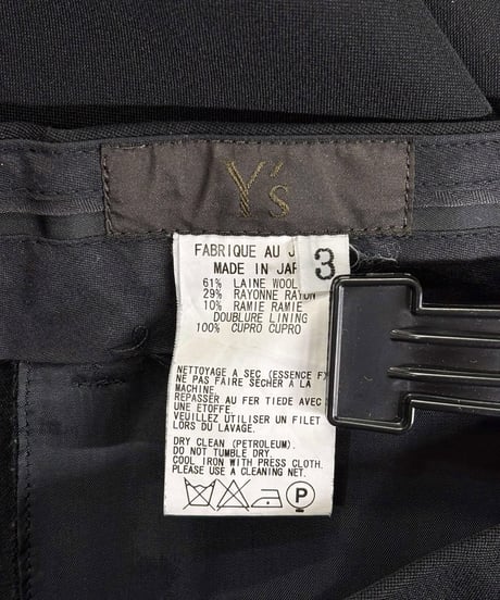 Y's for men yohji yamamoto パンツ（MX-P03-101）