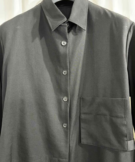 yohji yamamoto +NOIR デザインシャツワンピース（NC-D04-100）
