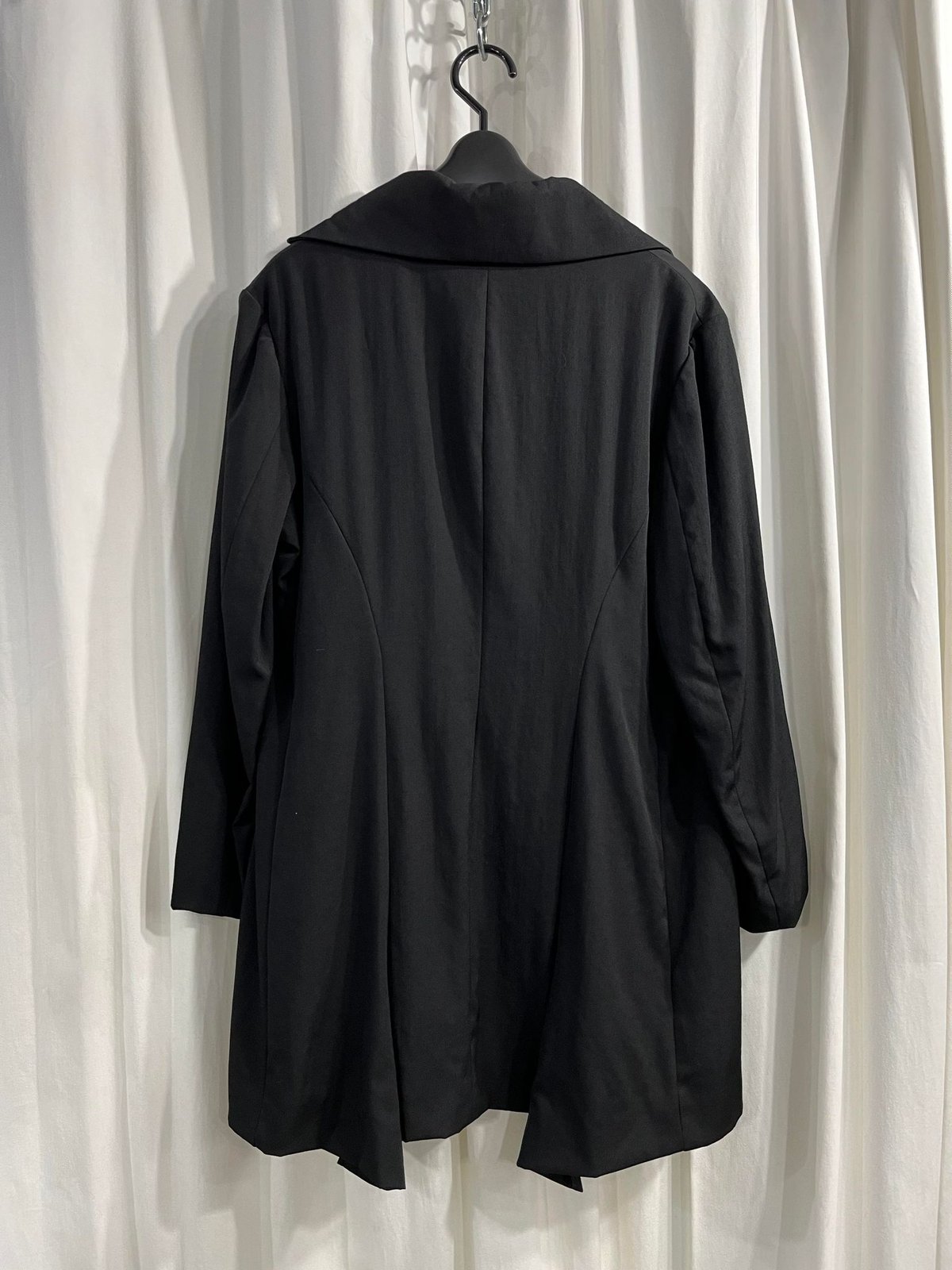 【美品】ワイズ ヨウジヤマモト リネン　ナポレオンジャケット　黒 qk3ab79m.jpg