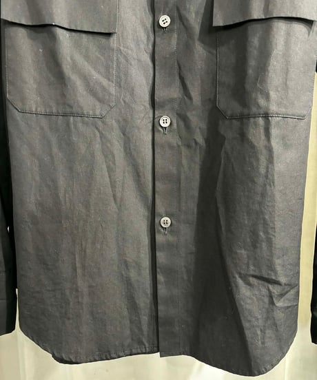 yohji yamamoto ＋NOIR デザインコットンシャツ（NM-B08-024）