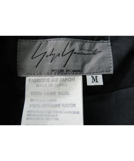 93aw yohji yamamoto pour homme vintage ストライプデザイン セットアップ ブラウン（HP-J39-161)
