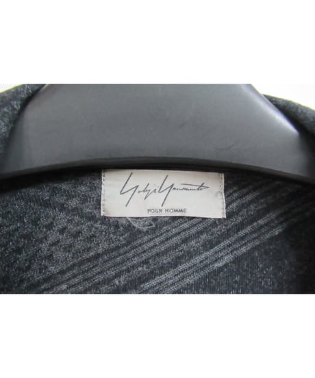 レア 13ss yohji yamamoto pour homme デザインプリントロングカットソージャケット HX-T71-558