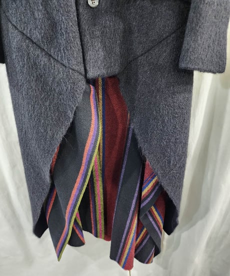 美品1995aw yohji yamamoto femme M's collection  vintage レイヤードロングジャケット (FE-J20-121)
