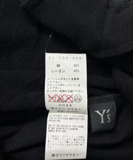 Y's yohji yamamoto デザインカットソー（YI-T38-069）
