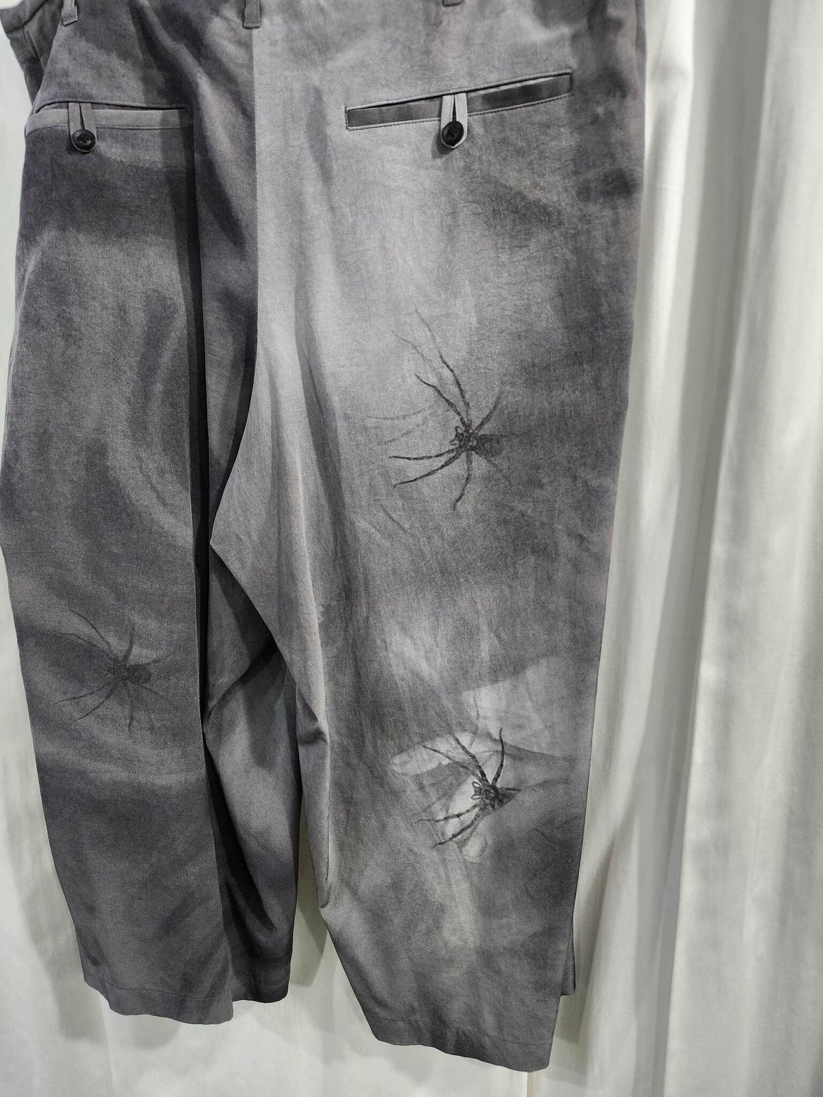 2018ss yohji yamamoto内田すずめprint pants 2018ss yohji yamamoto pour homme 内田すずめ プリントひもパン