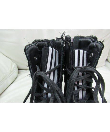 yohji yamamoto pour homme バックファスナーデザインスニーカーブーツ