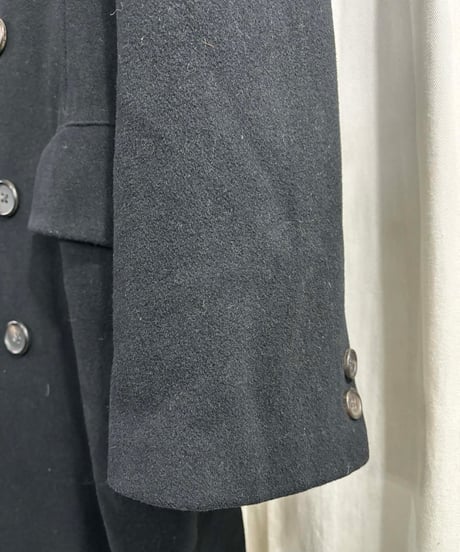 1980's yohji yamamoto pour homme vintage 丸文字ロゴ ファー付きコート（H-C-246xxx）