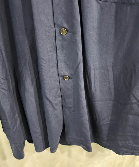 1991ss yohji yamamoto pour homme vintage アミセス紺 ブラウス yy-アミセス-3