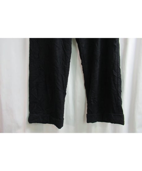 Y's yohji yamamoto シワ加工シンプルパンツ YT-P39-134