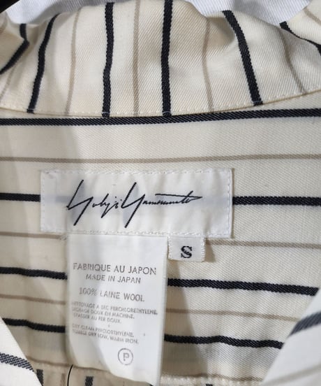 1993aw yohji yamamoto femme 脱色切替えデザインブラウス (FP-B01)