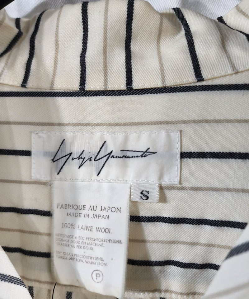 1993aw yohji yamamoto femme 脱色切替えデザインブラウス (FP-B