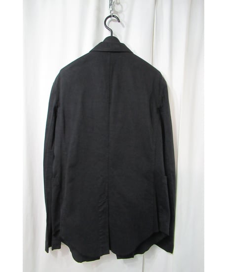 16ss yohji yamamoto pour homme 綿 麻 燕尾デザインジャケット（HO-J77-057）