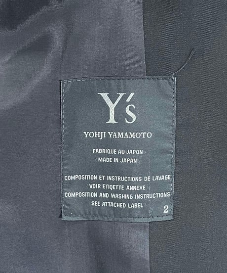 Y's yohji yamamoto 半袖ジャケット（YC-J32-100）