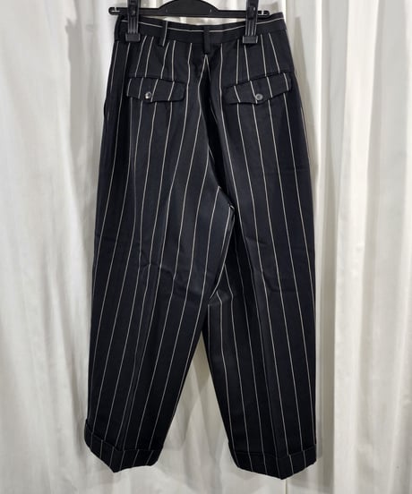93AW  yohji yamamoto femme ストライプワイドパンツ (FP-P01-131)