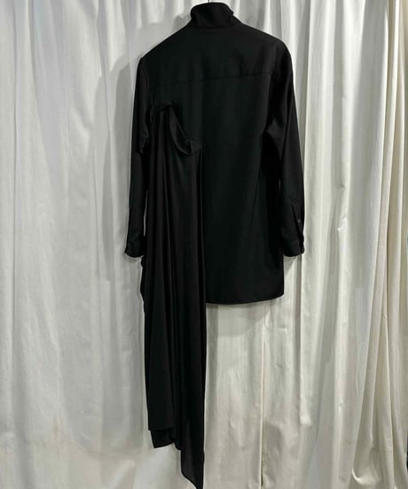 2020AW yohji yamamoto pour homme ギャバ ドレープシャツ（HR-B98-880）