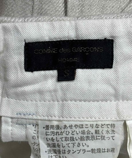 COMME des GARCONS HOMME リネンパンツ（HP-02036S）