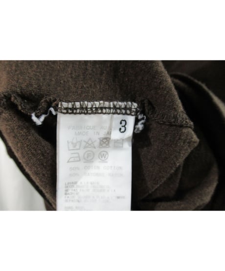 18aw B yohji yamamoto +noir ショルダーデザインノースリーブカットソー NV-T66-270