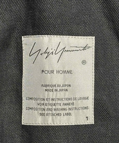 美品 2018SS yohji yamamoto pour homme 袖切替ジャケット（HW-B25-807）