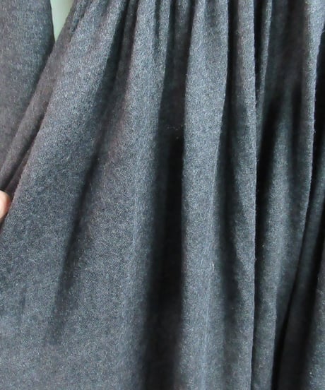 80’s Y's yohji yamamoto vintage グレー フード付きデザインワンピース YL-T22-129
