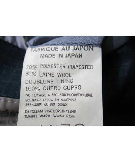 87ss  yohji yamamoto pour homme vintage グリーン デザインジャケット（HJ-7）