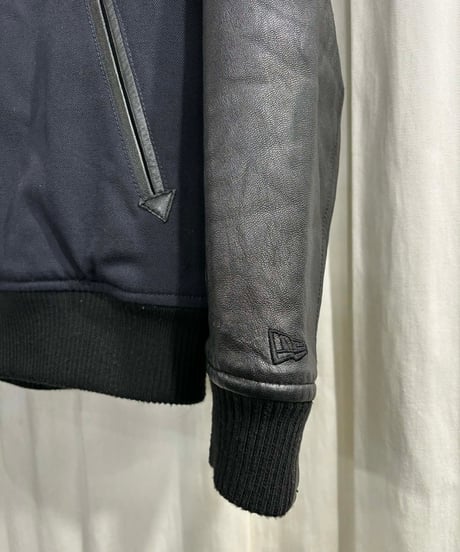 Y's yohji yamamoto X NEW ERA 袖レザー切替えスタジャン（YB-Y01-100）