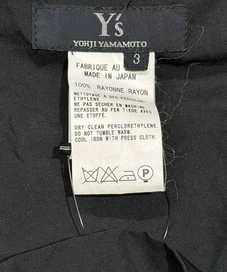 Y's yohji yamamoto ノ－スリーブワンピース（YH-D06-235）