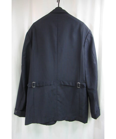 1987AW  yohji yamamoto pour homme vintage 紺 コサージュストライプセットアップ