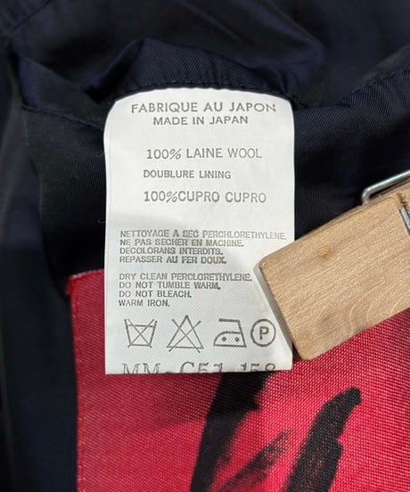 Y's for men 赤タグ yohji yamamoto ダブルロングコート（MM-C51-158）