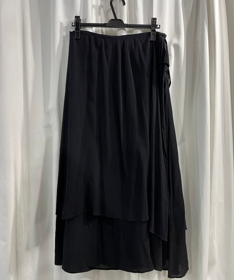 2009SS yohji yamamoto +NOIR ラップロングスカート（NV-S18-2