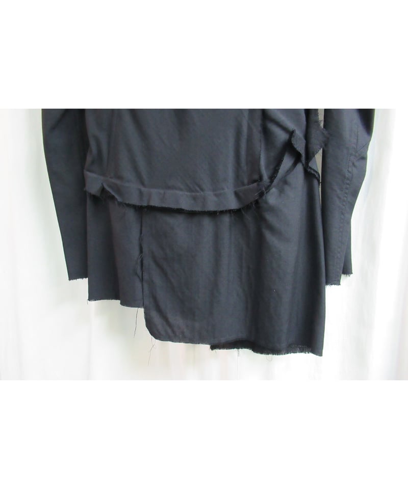 ジャケット・アウター 09ss Yohji Yamamoto FEMME 06aw yohji yamamoto femme ステッチデザインアシメトリ―コート