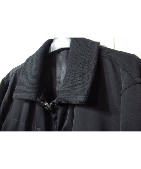 90s' Y’s for men yohji yamamoto vintage 襟ニットデザインブルゾン（ME-Y05-100）