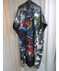 19ss BLACK Scandal yohji yamamoto メッセージロングブラウス NH-B29-041