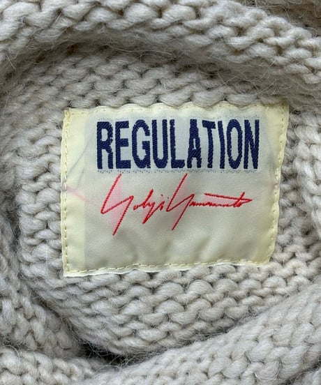 REGULATION yohji yamamoto デザインニット（FV-K54-900）