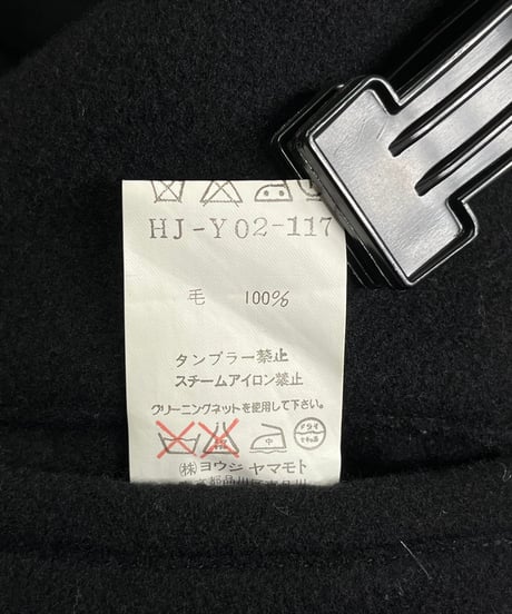 2004AW yohji yamamoto pour homme ダブルジップコート（HJ-Y02-117）