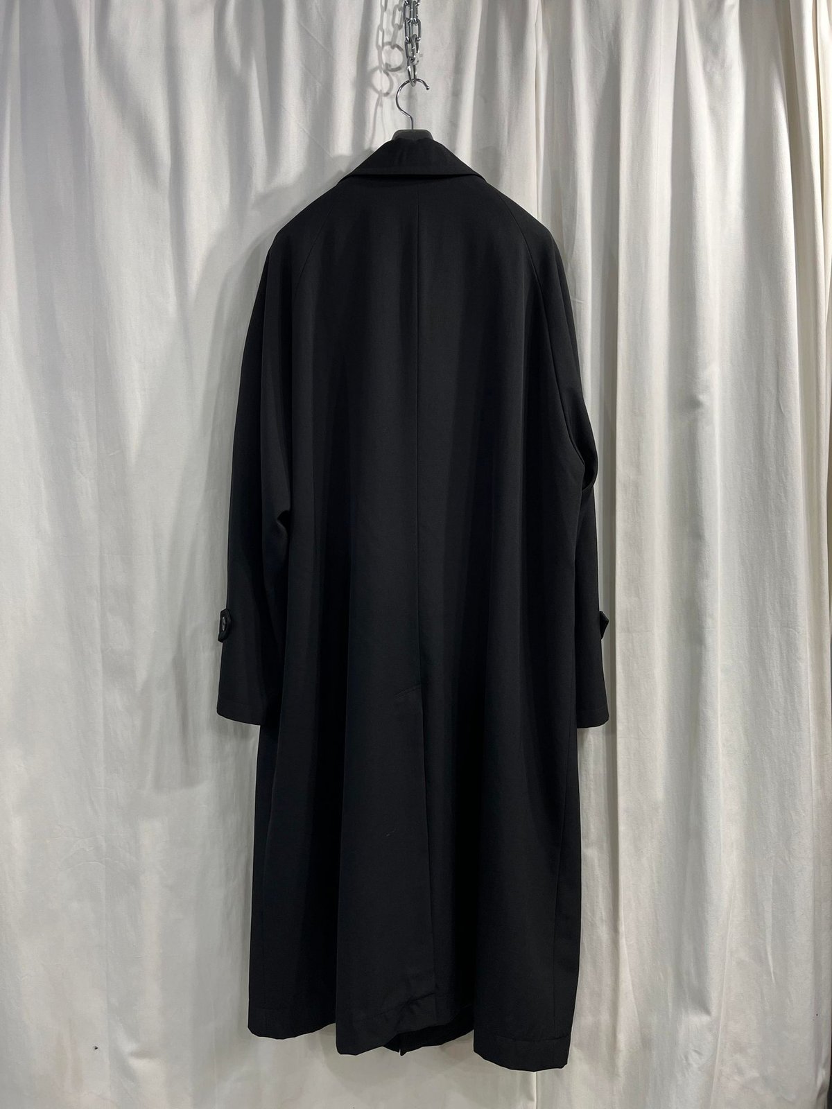 Y’s ウール　コート　ビンテージ Y's for men yohji yamamoto 黒 ウールギャバジン デザイン