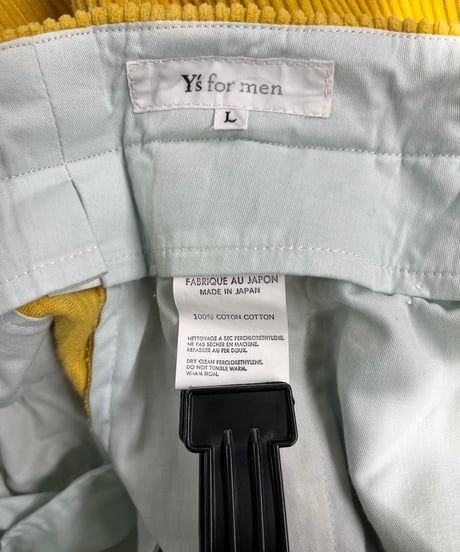 Y's for men yohji yamamoto コーディロイパンツ（MS-P04-007）