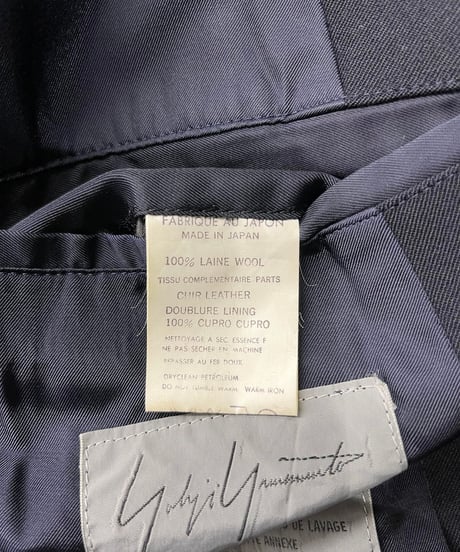 yohji yamamoto pour homme 4釦デザインジャケット（H-J01-003XXX）