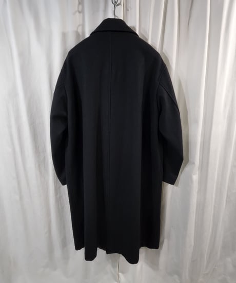 Y's for men ヨウジヤマモト 黒 ミリタリーダブルロングコート (MG-C02-119)