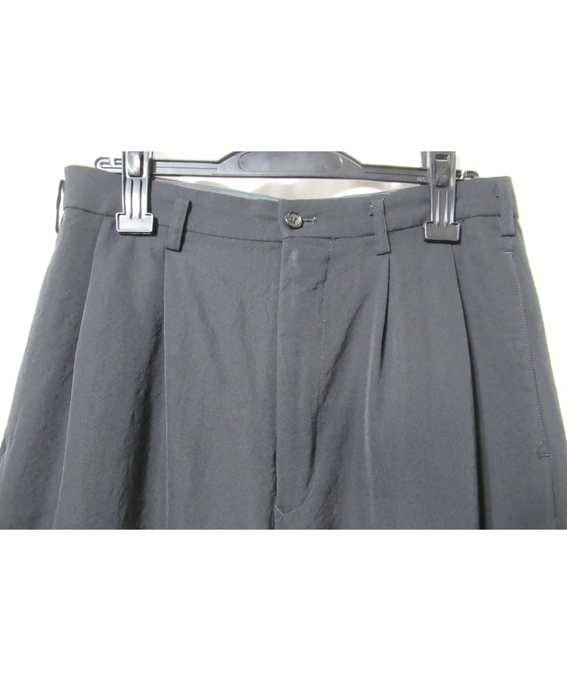 90's Y's for men 2タックウールテーパードパンツ 90's Y's for
