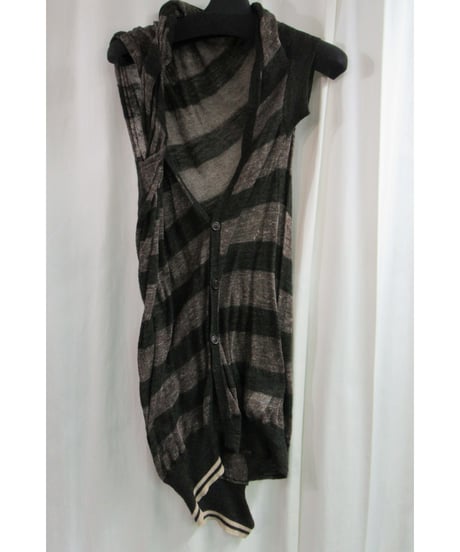 新品 09ss yohji yamamoto femme ボーダーデザインニット FV-K10-352