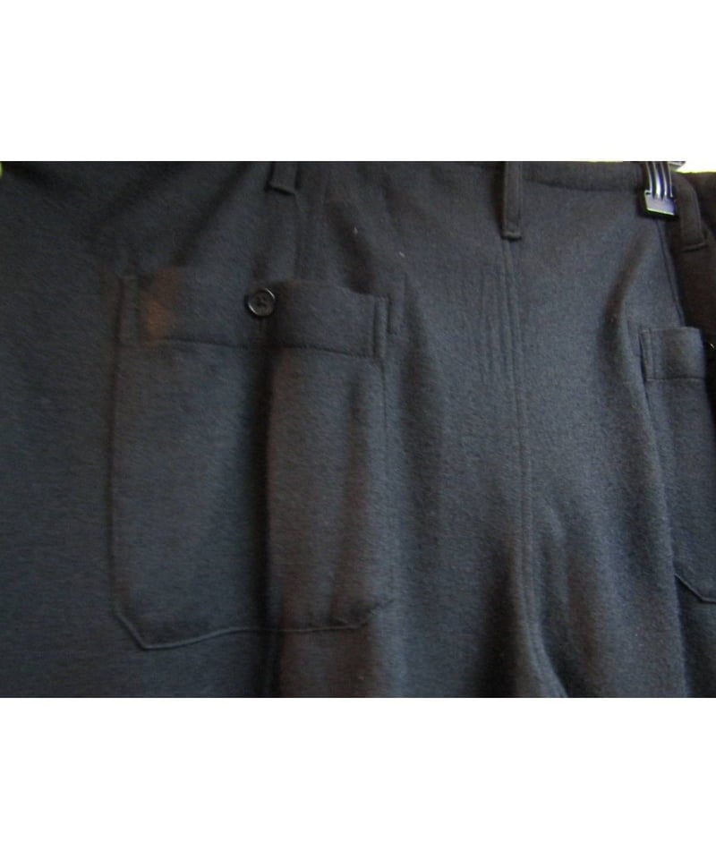 16aw yohji yamamoto pour homme ニットウールひもパンツ HR-P