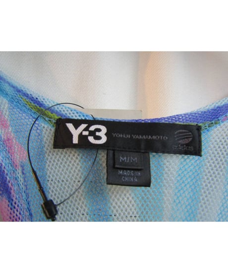 Y-3 yohji yamamoto 花柄デザイン変形ロングワンピース 3D-1