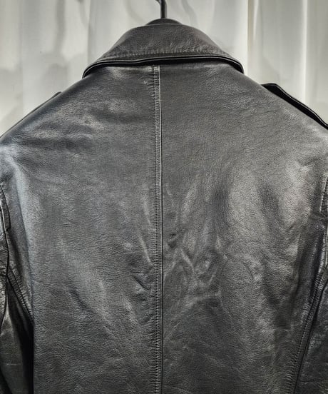 Y's for men  yohji yamamoto 黒 レザーブルゾン （MU-Y03-726）