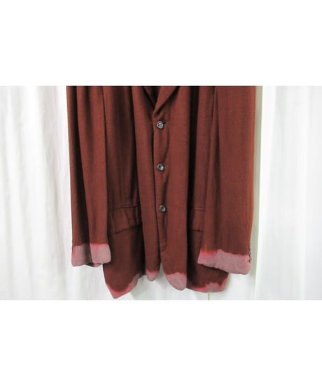 AD1993 COMME des GARCONS HOMME PLUS 脱色期 裾脱色デザインジャケット PJ-04023M